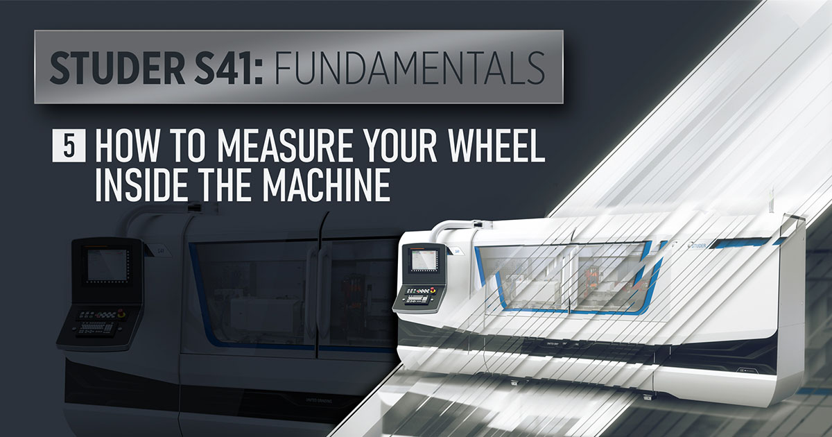 STUDER S41 Fundamentals - 05 HOW TO MEASURE YOUR WHEEL INSIDE THE ...
